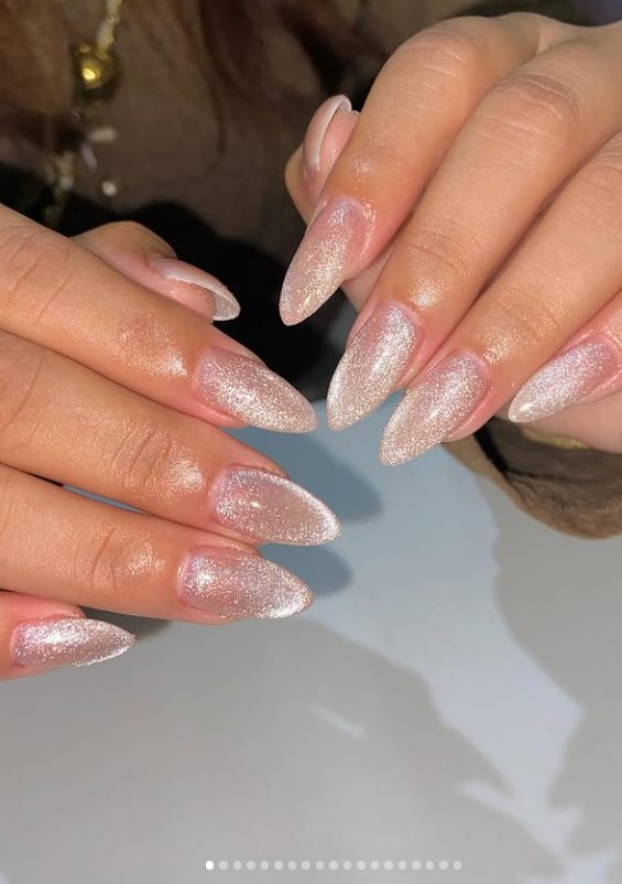 Shimmer nails