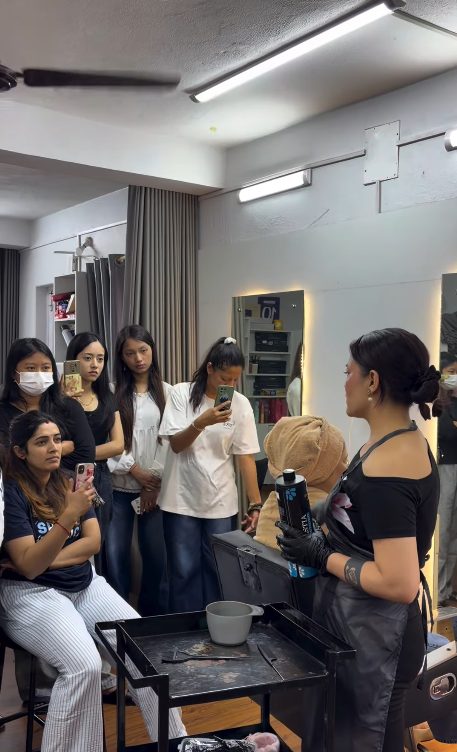 Hair training class